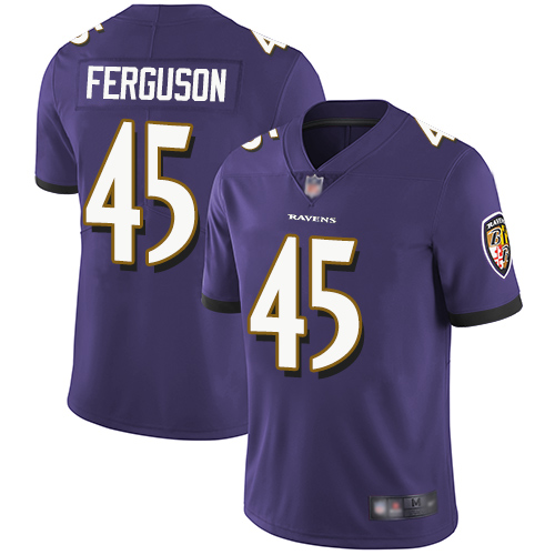 Baltimore Ravens Limited Purple Men Jaylon Ferguson Home Jersey NFL Football #45 Vapor Untouchable